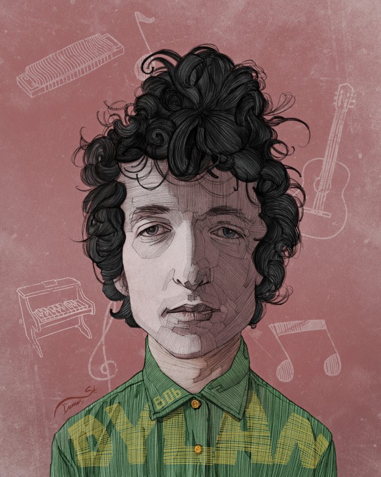 Bob Dylan Poster / Stavros Damos