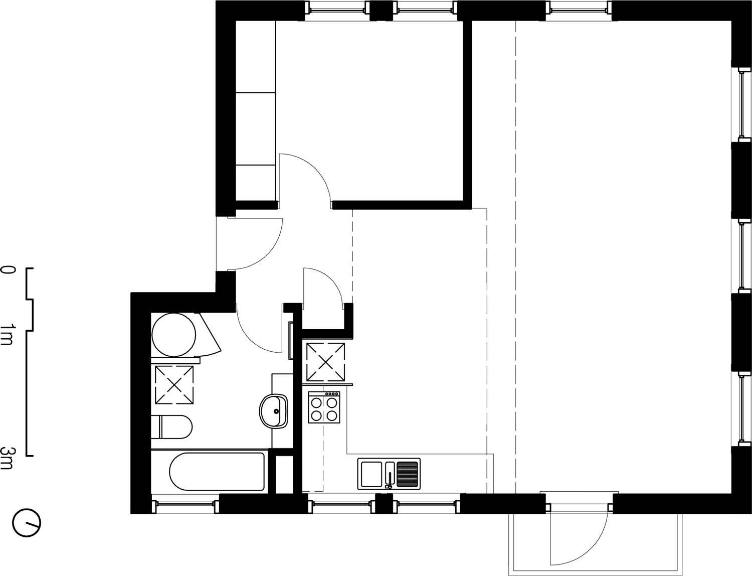 Flinders Lane Apartment / Clare Cousins Architects (1)