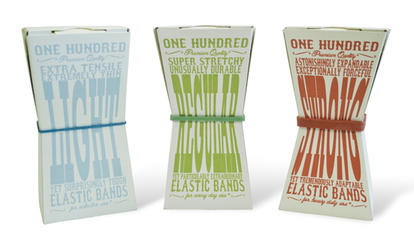 Elastic Band Packaging / Ric Bixter