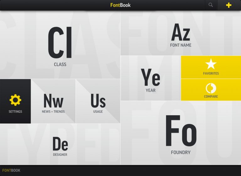 FontBook / FontShop