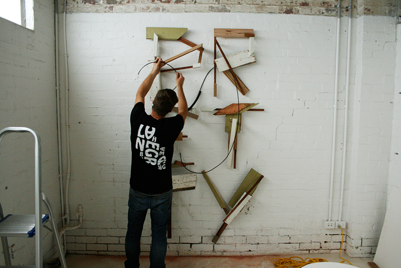 design graphique, affiche, poster, handmade, installation