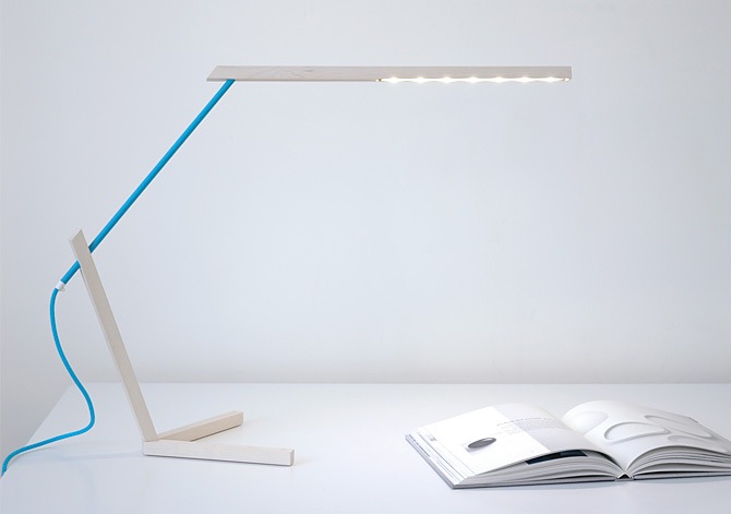design d'objet, lampe design, luminaire, LED, lampe de bureau