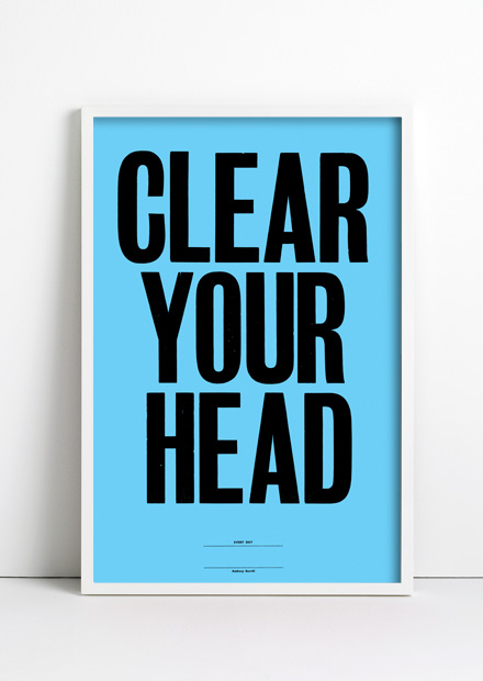 Posters / Anthony Burrill