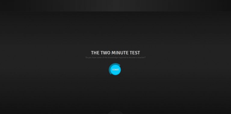 The Two Minutes Test / Apt